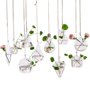 Macetas Colgantes Hidropónicas, <span class=keywords><strong>Botellas</strong></span> Colgantes Pequeñas de Vidrio Navideñas, <span class=keywords><strong>Botellas</strong></span> Colgantes Creativas para Plantas Verdes - Product Image 1
