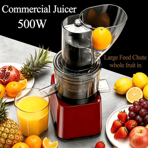 500W mode cuisine commerciale 120*150mm grande bouche presse à froid ananas lent presse-agrumes Machine avec arbre en plastique PC pour café - Product Image 1