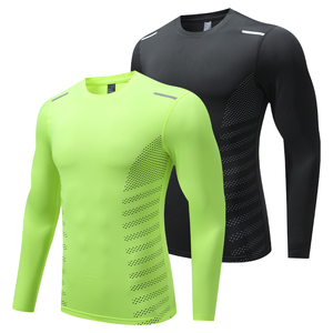 <strong>Compression</strong> <strong>Shirt</strong> Men Short Running T <strong>Shirt</strong> Gym Sports Top Quick Dry Breathable <strong>Black</strong> Fitness Tights Bodybuilding Clothing UA522 - Product Image 2
