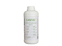 CANTAI Liquide de revêtement UV transparent 1L, apprêt de prétraitement UV pour impression UV sur acrylique, passe le test d'adhérence transversale