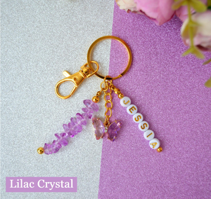 Llavero Personalizado con Iniciales y Mariposa <span class=keywords><strong>Transparente</strong></span> Estilo Boho para Uso Diario, Venta al Por Mayor - Product Image 5