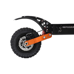 Trottinette électrique tout-terrain 2400W à double moteur, pliable, longue portée, pour adulte, étanche, orange - Product Image 5