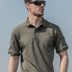 Hướng dẫn Chiến Thuật Mùa Hè Ngoài Trời Nhanh Chóng Khô Người Đàn Ông Của Paul Cho Polo Áo Sơ Mi Ngắn Tay Trống Lỏng Lẻo Nửa Tay Dệt Kim Thông Minh - Product Image 2