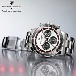 Montres de luxe à Quartz pour hommes, chronographe de sport rétro, verre saphir japonais <span class=keywords><strong>VK63</strong></span>, nouvelle collection 2022 - Product Image 2
