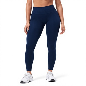 Pantalon de yoga de maternité personnalisé OEM, en nylon et élasthanne, taille haute, jambe droite, extensible dans les quatre sens, respirant, pour l'entraînement et la gym - Product Image 2