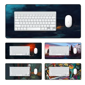 Großhandel Custom Printed Large Sublimation Gummi Tastatur Mouse Pads Beste Anti-Rutsch-Extended Computer Gaming Mouse Pads