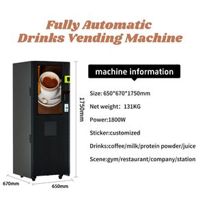 Distributeur automatique de café, expresso, <span class=keywords><strong>cappuccino</strong></span>, thé et protéines, entièrement automatique, instantané, en usine - Product Image 4