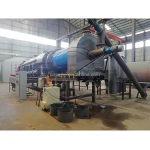 Environmentally friendly, continuous-working carbonization furnace that can process sawdust and small particle biomass