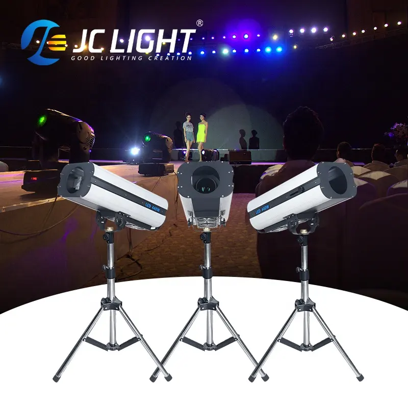 In lega di alluminio 440w Led Follow Spot 600w Dmx Stage Follow Spot Light 440 per eventi concerto