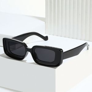 Lunettes de soleil rectangulaires vintage 2025, couleur bonbon, style Y2K, UV400, petites lunettes carrées pour femmes - Product Image 4