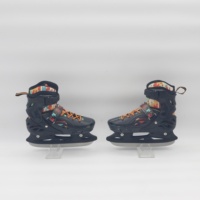 Cool Black Patins à glace réglables Chaussures Figureice Flashing Roller Skate Collection