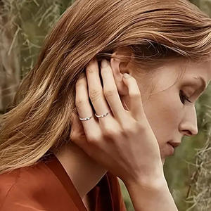 Anello a Cuore in Acciaio Inossidabile Q303, Unisex, Regalo Classico, Anelli alla Moda - Product Image 4