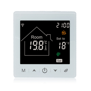 Termostato <span class=keywords><strong>radiante</strong></span> inteligente WIFI TUYA, alfombrilla de calefacción eléctrica, termostato, aplicación de termostato de habitación, calefacción de <span class=keywords><strong>suelo</strong></span>, calefacción de agua, <span class=keywords><strong>caldera</strong></span> de gas - Product Image 1