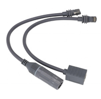 Cable de Extensión RJ45 Gen3 para Starlink, Blindado con PVC, Conductor de Cobre Puro, Conectores Hembra para Router Starlink V3 Dishy