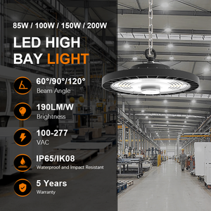 Dob Win Ufo Pc Cover Industrial Campana Redonda 7 <span class=keywords><strong>Estetica</strong></span> Zglux Power Low Moq Warehouse Highbay Led Light Hbl High Bay Lights - Product Image 6