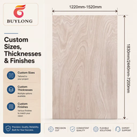 Lembaran Kayu Lapis Tahan Api Standar Australia AS5637 4x8 Berlapis Melamin FR Plywood 18mm untuk Panel Dinding Plafon Pusat Perbelanjaan