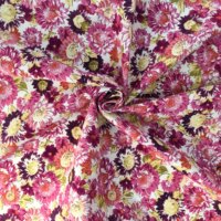 Tissu en coton, coton floral imprimé pour la couture, vêtements, robes