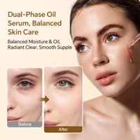 Huile éclaircissante pour la peau à l'acide hyaluronique, marque privée OEM, extrait de myrtille, huile d'argousier, sérum pour le visage 30 ml