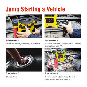 24 Volt Truck <span class=keywords><strong>Booster</strong></span> 64000mAh Heavy Duty Car Jump Starter per alimentatore di emergenza per camion - Product Image 6