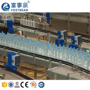 Precio de planta de producción de agua mineral de manantial embotellada pequeña automática de China