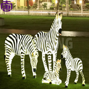 Lámpara decorativa con motivo de cebra para exteriores, IP65, para iluminación de parques, zoológicos y calles. - Product Image 3