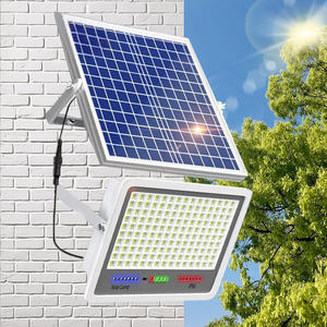 防水IP66リモコン付き<span class=keywords><strong>300W</strong></span> LED屋外ソーラー投光器（ガーデン、中庭、街路用）RoHS認証済み - Product Image 1