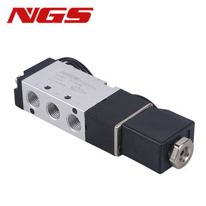 5 Port 3/<span class=keywords><strong>2</strong></span> posisi Neumatica pneumatik kontrol katup Solenoid udara 1/8 4V120 4V110-06 Coil 12V kondisi baru - Product Image 2