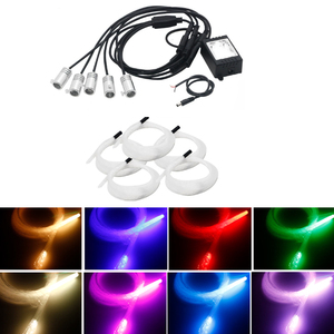 5 in 1 12V Car Interior Ambient <b>Light</b> APP Remote Control Colorful Fiber Optic Starlight Car Ambient <b>Light</b> - Product Image 1