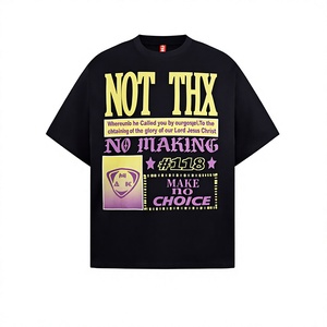 American-style Streetwear Letter-print Short-sleeve <strong>T</strong>-<strong>shirt</strong> Men Women Summer High-street Vintage Loose-fit Casual Pure Cotton - Product Image 1