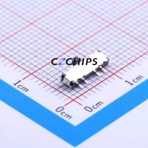 SSSS812201 Slide Switch SMD Switch Single Pole Three Throw Rectangle Pin Header SMD Tab 4.1mm - Product Image 1