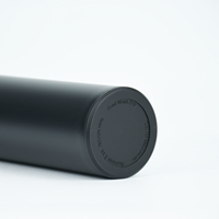 Thermos écologique à double paroi pour entreprise, 350 ml/500 ml, bouteille isotherme en acier inoxydable, gourde isotherme avec couvercle