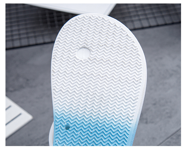 2023 Gradient Flip-flops Women Summer Beach Shoes Non-slip Flip-flops Slippers