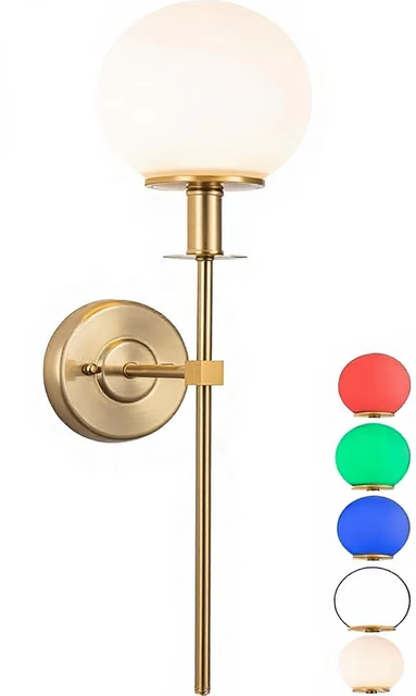 Battery Operated Wall Sconces Rechargeable Wall Light with Wireless Dimmable Remote Control,Indoor Not Hardwired for Bedroom