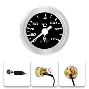 Wenle 12V 24V jauge de température <span class=keywords><strong>d</strong></span>'<span class=keywords><strong>eau</strong></span> thermomètre à <span class=keywords><strong>eau</strong></span> 40-110 ℃ capteur de température <span class=keywords><strong>d</strong></span>'<span class=keywords><strong>eau</strong></span> mètre 52MM pièces automobiles - Product Image 6