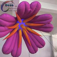 Costume gonflable géant de ballon de fleur gonflable pour le modèle extérieur de parties d'événements avec le ventilateur de lampe de LED pour des décorations