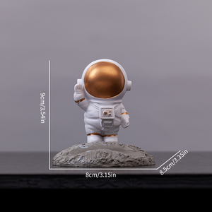 Soporte para Teléfono con Diseño de Astronauta, Accesorio de Escritorio de Resina, Diseño de Ciencia Ficción, Soporte para Tablet con Manos Libres, Esencial para Ver Películas - Product Image 5
