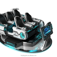 2024 directement usine chaud 9d simulateur de réalité virtuelle 9d vr 5 sièges chaise avec films VR et jeux pour le divertissement