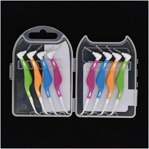 Ensemble de brosses interdentaires, poils en nylon de 0.7mm, pour soins orthodontiques, hygiène dentaire pour adultes, 8 pièces, Design coloré - Product Image 5