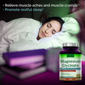 ヘルスケアサプリメントプレミアム亜鉛500mgグリシンマグネシウムカプセルは骨関節と心臓の健康をサポートします - Product Image 4