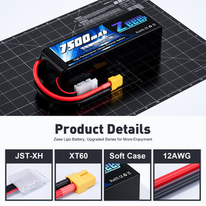 ZEEE 드론 배터리 HV 고방전율 4S 15.2V 7500mah 100C FPV 리포 배터리 항공 촬영 및 농업용 드론 - Product Image 3