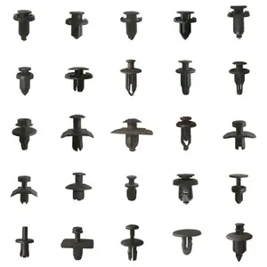 Car Trim Clips Small Plastic Auto Fasteners Clip For Car Bumper Door Panel Push Bumper Fastener Rivet Clips