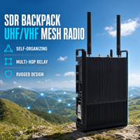 Sistema de Comunicación Digital Inalámbrico UHF/VHF de 10W*2/20W*2, Radio SDR FHSS Hopping, Red IP, Enlace de Datos COFDM para UAV, UGV, USV