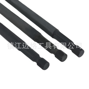 Lingxian 3pc Black Ball Bearing Extension Rod 150mm Hex Shank For Impact Driver - Product Image 2