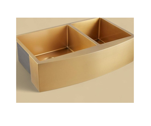 Antique Style Handmade Farmhouse <b>Kitchen</b> <b>Sink</b> Apron Front Hammered Surface Brass Plated Finish Single Bowl <b>Sink</b> for <b>Kitchens</b> - Product Image 1