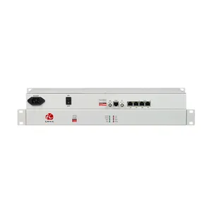 Telepon 4 saluran, pot konverter melalui serat optik ke Multiplexer serat