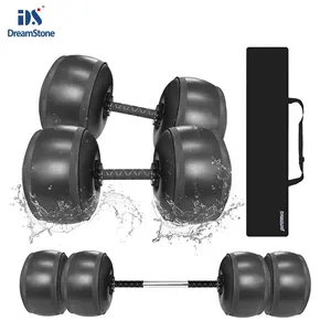 Dreamstone su dolu dambıl spor 55-60kg taşınabilir ayarlanabilir ağırlık kol kas gücü eğitimi ev Fitness dambıl setleri
