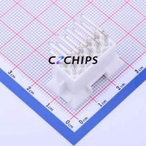 X9357WR-2x05B-N0SN Wire-to-Board Pin Header Bent Lead Through Hole,P=4.2mm Connector 2x5P 4.2mm Right Angle Insert 10P - Product Image 2