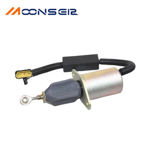 วาล์วโซลินอยด์แคตเตอร์พิลลาร์ รุ่น 37Z36-56010-A สำหรับตัดน้ำมันเชื้อเพลิง 12V 24V สำหรับควบคุมการดับเครื่องยนต์ดีเซล - Product Image 3