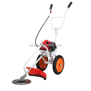 <span class=keywords><strong>Tondeuse</strong></span> à Gazon à Chariot 52cc 2 Temps Chine, Débroussailleuse à Pousser Manuellement, <span class=keywords><strong>Moteur</strong></span> à <span class=keywords><strong>Essence</strong></span>, Désherbeur Manuel, Qualité DIY Économique avec 2 Roues Incluses - Product Image 5