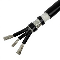 Cable de Alimentación Blindado UL2586 DC 3 * 8AWG, Cobre Estañado, Aislamiento de PVC, IP44, 0.6 KV, Cable Fotovoltaico y de Comunicación